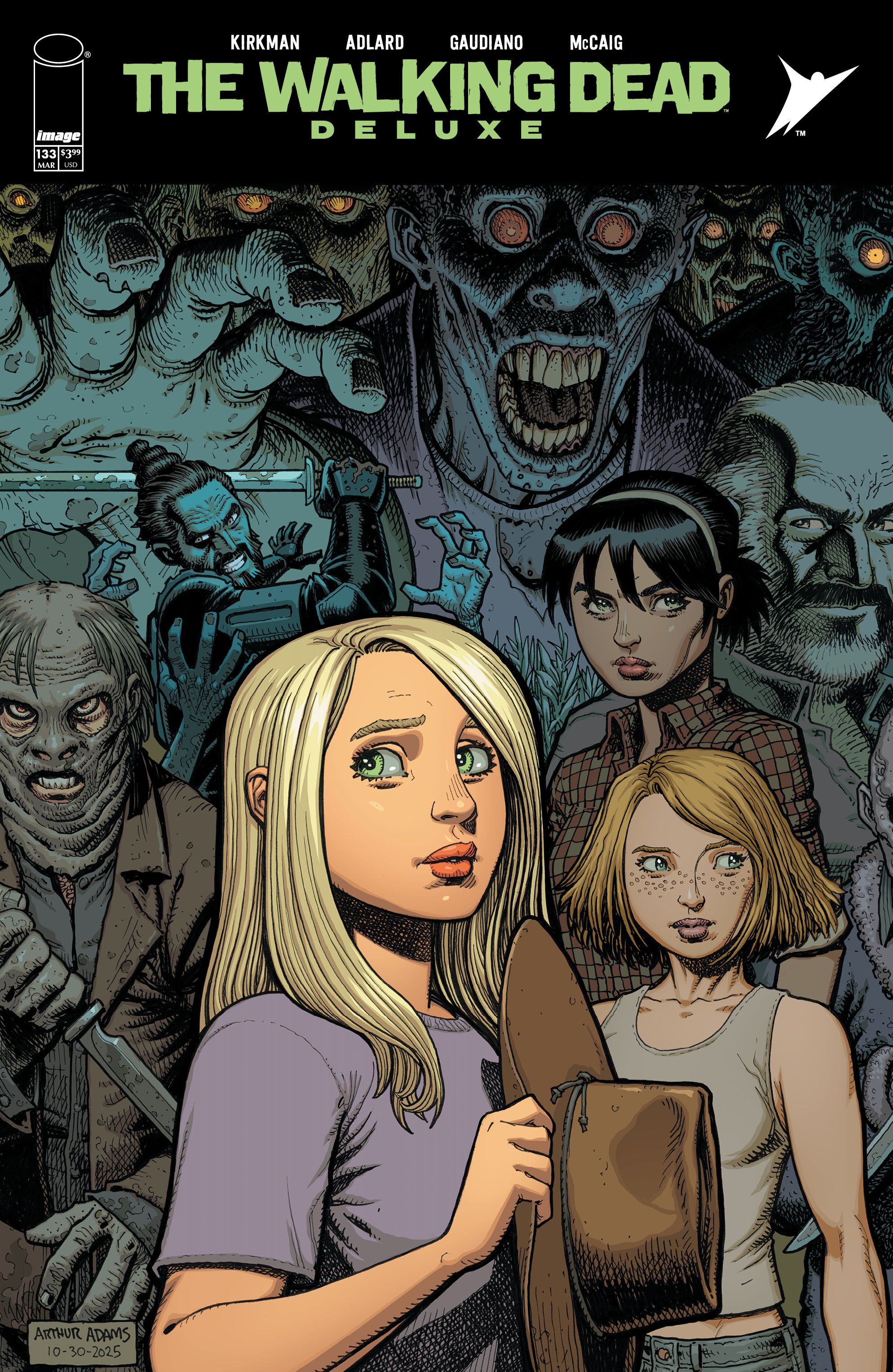 Walking Dead: Deluxe #133 (Cvr D Arthur Adams & Dave Mccaig Variant) Comic