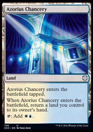 Azorius Chancery (Kaldheim Commander Decks) Trading Card