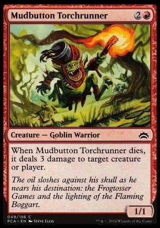 Mudbutton Torchrunner (Planechase Anthology decks) Trading Card