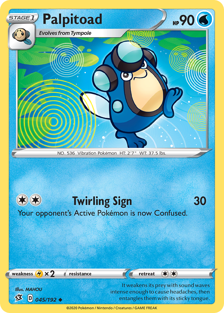 Palpitoad (45/192) - Rebel Clash Pokémon Card