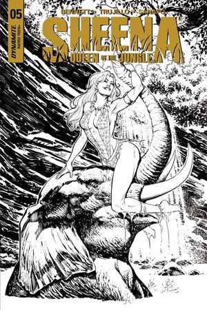 Sheena Queen of the Jungle #5 (Cover F 20 Copy Santucci B&w I)