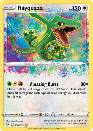 Rayquaza (138/185) - Vivid Voltage