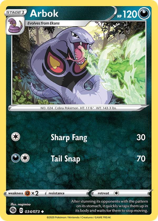 Arbok (34/73) - Champion's Path