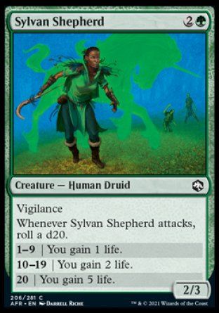 Sylvan Shepherd (Dungeons & Dragons: Adventures in the Forgotten Realms) Trading Card