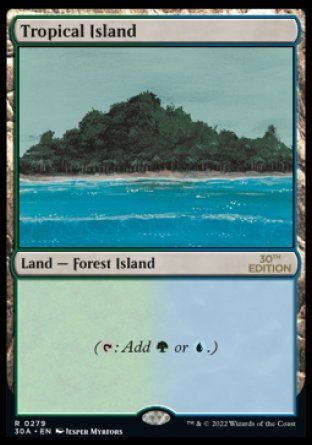 Tropical Island (Magic 30th Anniversary Edition) Trading Card