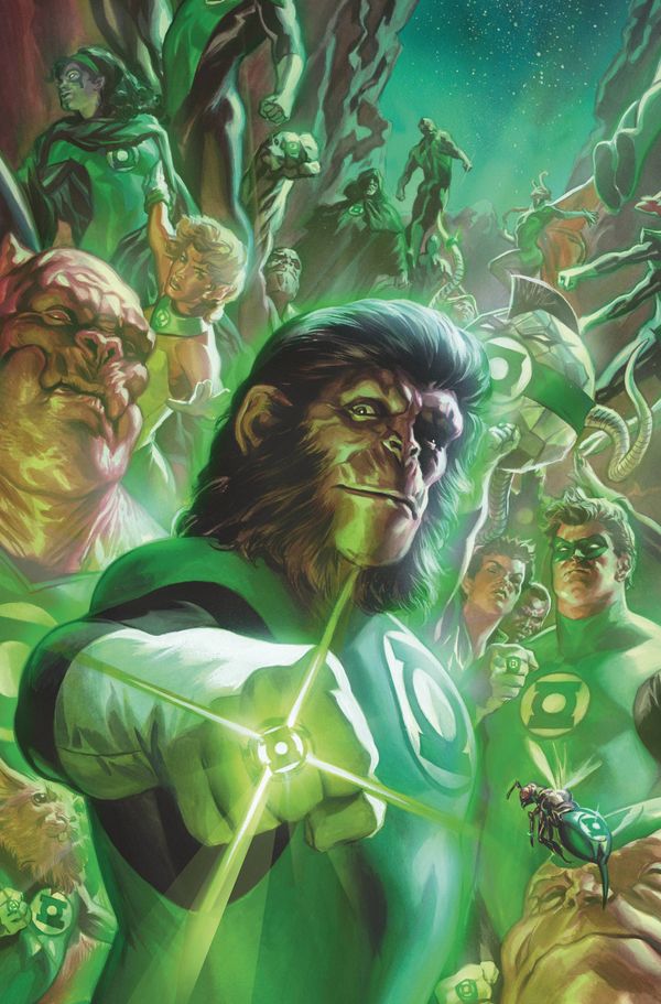 Planet of the Apes / Green Lantern #1 (50 Copy Cover Massafera Spectrum)