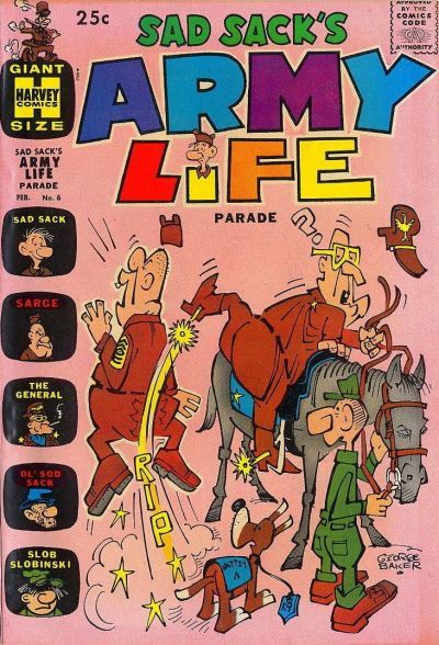Sad Sack's Army Life Parade #6 Comic