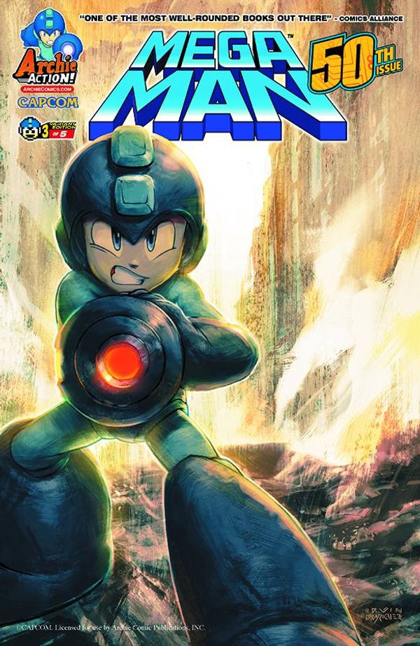 Mega Man #50 (Irvin Rodriguez Variant Cover)