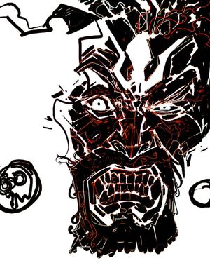 Grant Morrisons 18 Days #8 (Cover B Duryodhanas Hate Ltd Cover)
