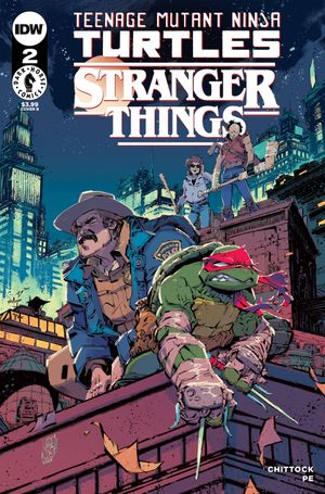 Teenage Mutant Ninja Turtles x Stranger Things #2 (Cvr B Corona)