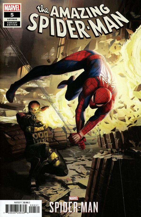 Amazing Spider-man #5 (Mandryck Spider-man Video Game V)