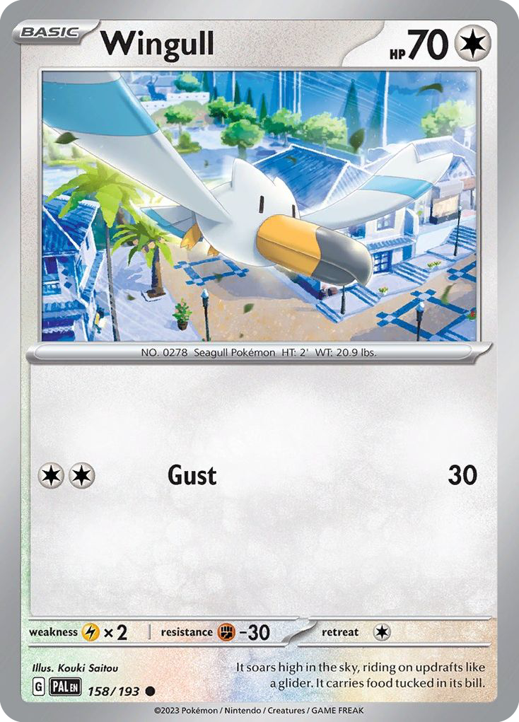 Wingull (158/193) - Paldea Evolved Pokémon Card