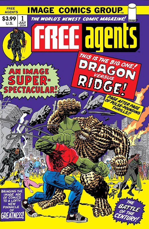 Free Agents #1 (Cvr D Inc 1:25 Erik Larsen Variant)