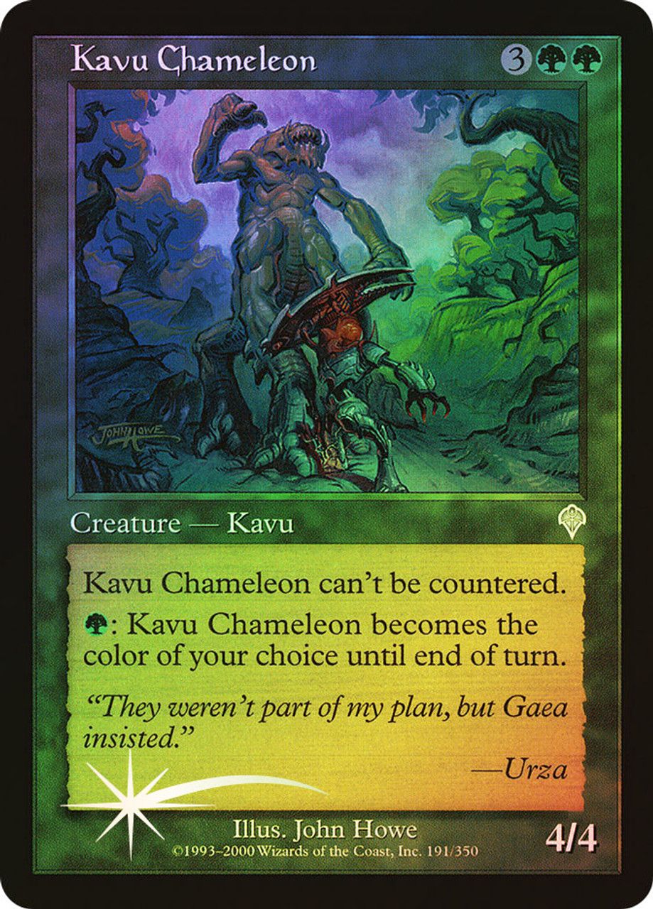 Kavu Chameleon (Invasion - Foil) Trading Card