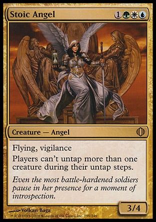 Stoic Angel (Shards of Alara) Trading Card