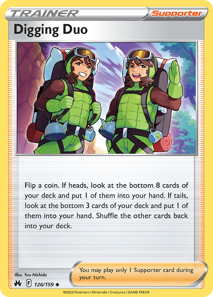 Digging Duo (Trainer: Supporter) (126/159) - Crown Zenith Pokémon Card