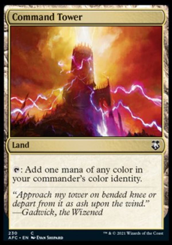 Command Tower (D&D Realms Commander Decks) Value GoCollect