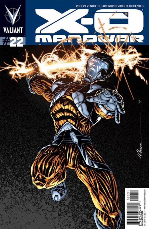 X-O Manowar #22 (20 Copy Incv Sign Series Calafio)