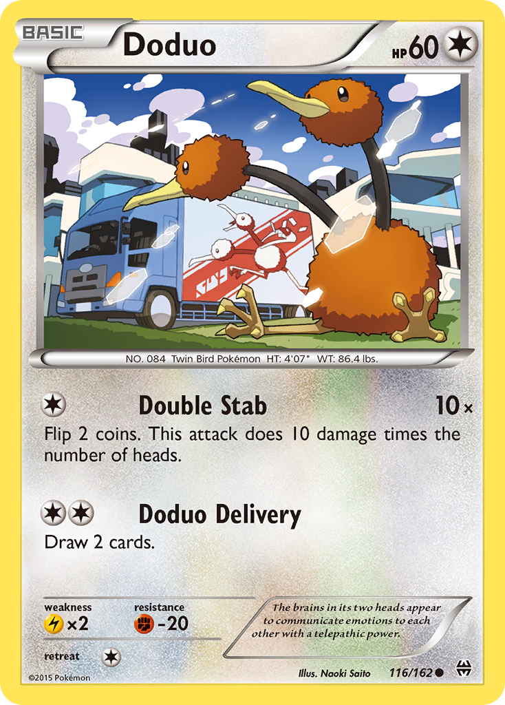 Doduo (116/162) - BREAKthrough Pokémon Card