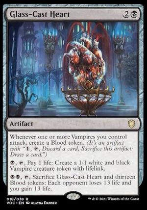 Glass-Cast Heart (Innistrad Crimson Vow Commander Decks)