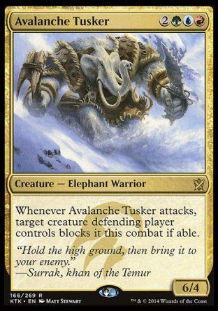 Avalanche Tusker (Khans of Tarkir) Trading Card