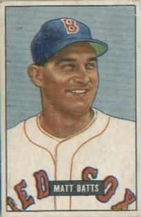 Matt Batts 1951 Bowman #129 Sports Card