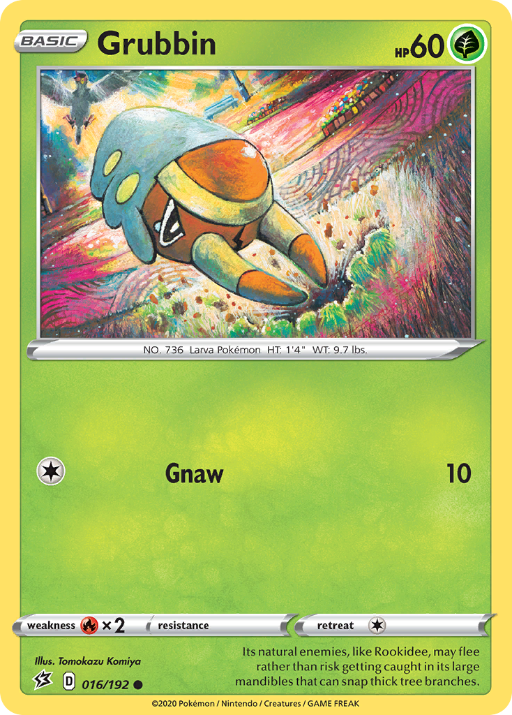 Grubbin (16/192) - Rebel Clash Pokémon Card