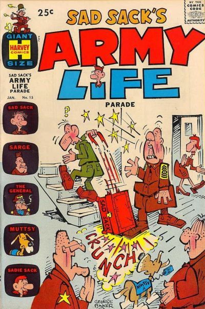 Sad Sack's Army Life Parade #15 Comic