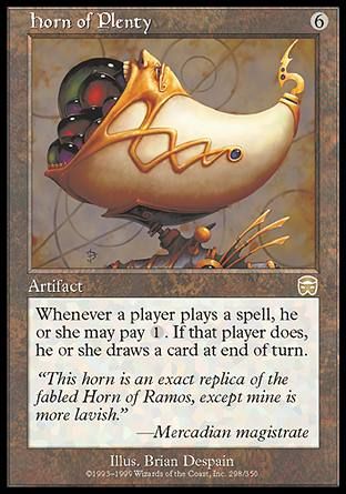 Horn of Plenty (Mercadian Masques) Trading Card