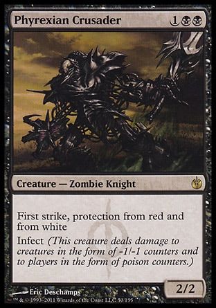 Phyrexian Crusader (Mirrodin Besieged) Trading Card