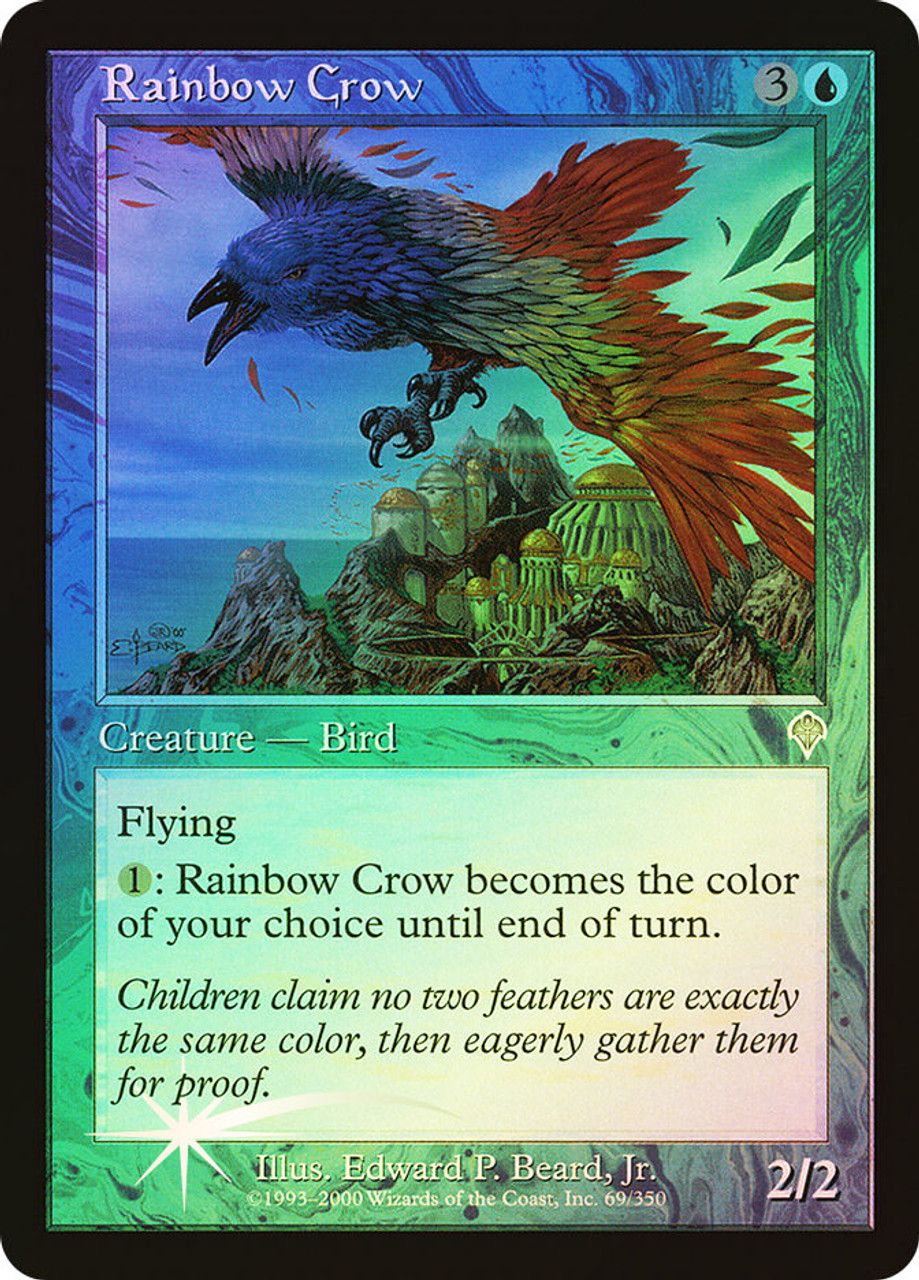 Rainbow Crow (Invasion - Foil) Trading Card