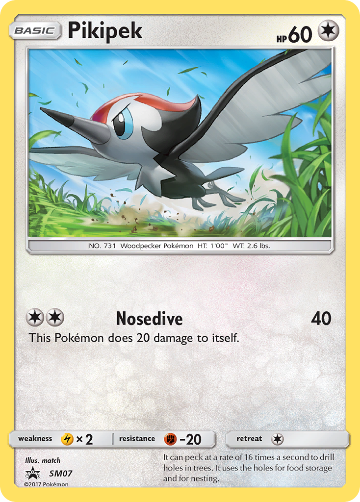 Pikipek (SM07) - SM Black Star Promos Pokémon Card