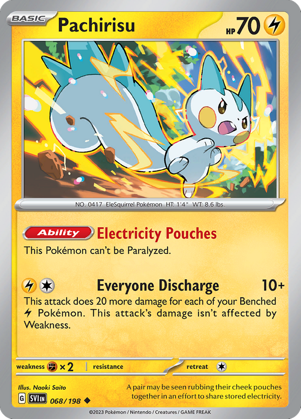 Pachirisu (68/198) - Scarlet & Violet