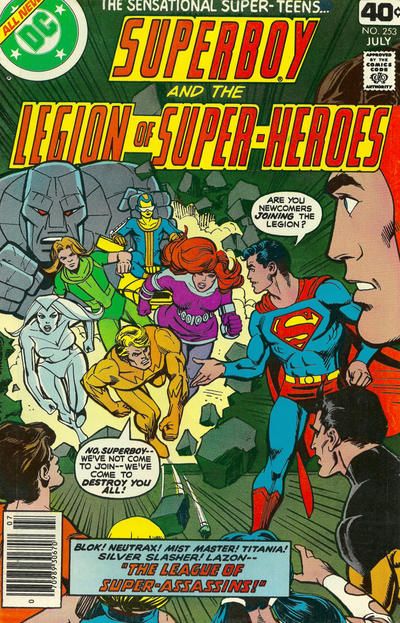 Superboy and the Legion of Super-Heroes #253 Comic