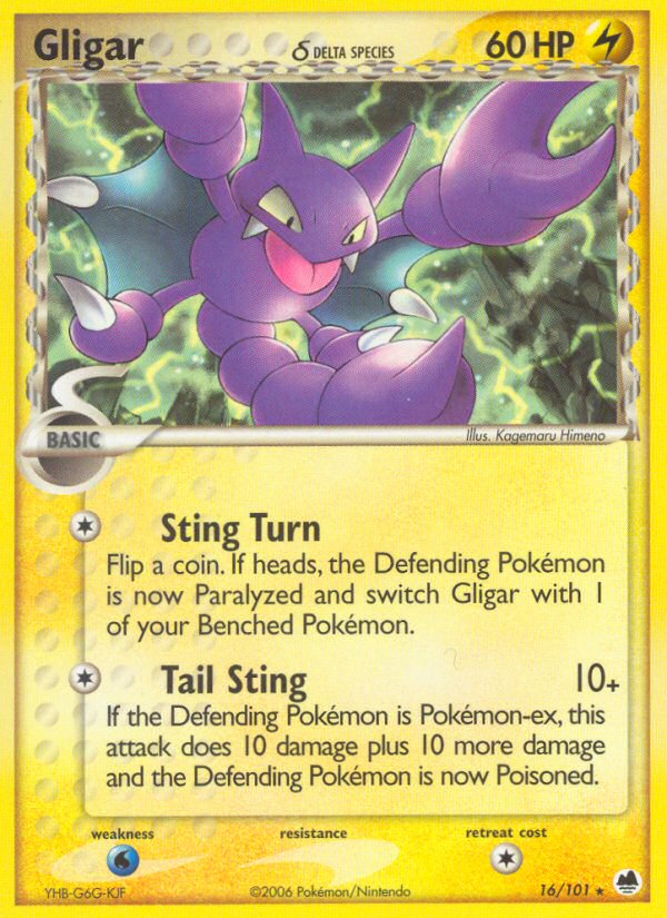 Gligar Pokémon Card