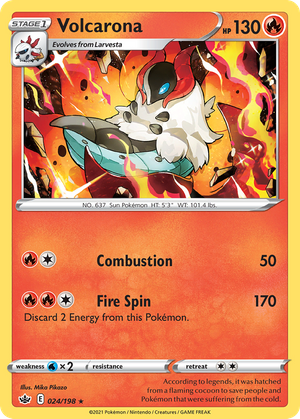 Volcarona (24/198) - Chilling Reign