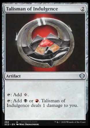 Talisman of Indulgence (Starter Commander Decks) Trading Card
