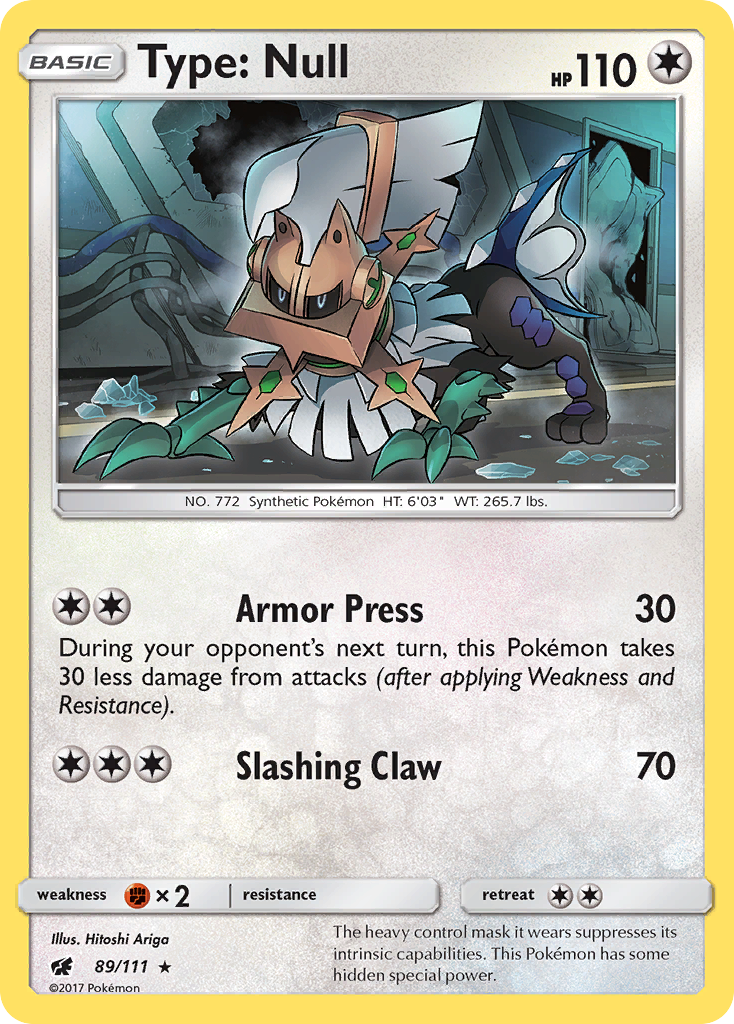 Type: Null (89/111) - Crimson Invasion Pokémon Card