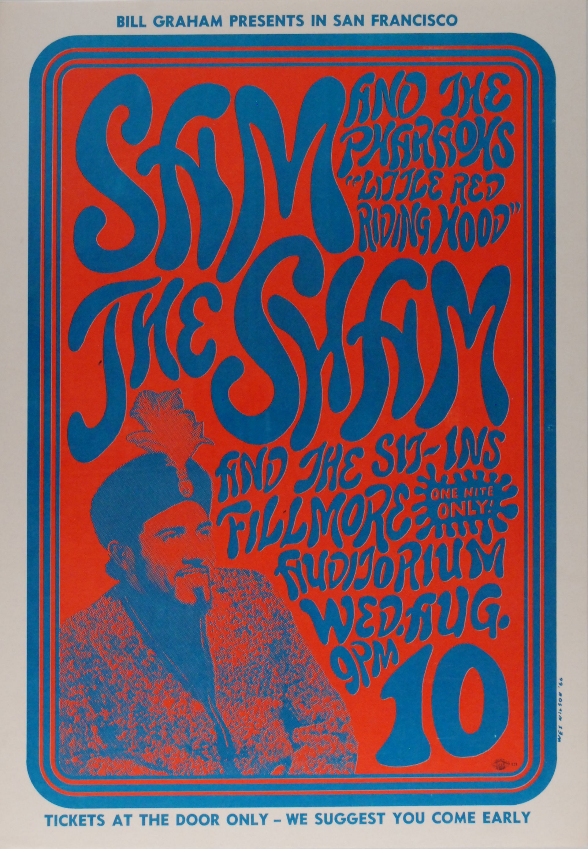 BG-22-OP-1 Sam the Sham & the Pharoahs The Fillmore 1966 Concert Poster