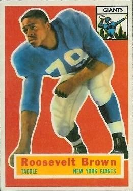 Roosevelt Brown 1956 Topps #41 Sports Card