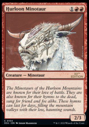 Hurloon Minotaur (Magic 30th Anniversary Edition) Trading Card