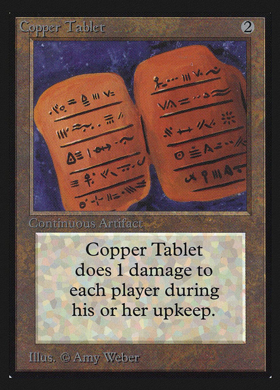 Copper Tablet (Collector's Edition) Trading Card