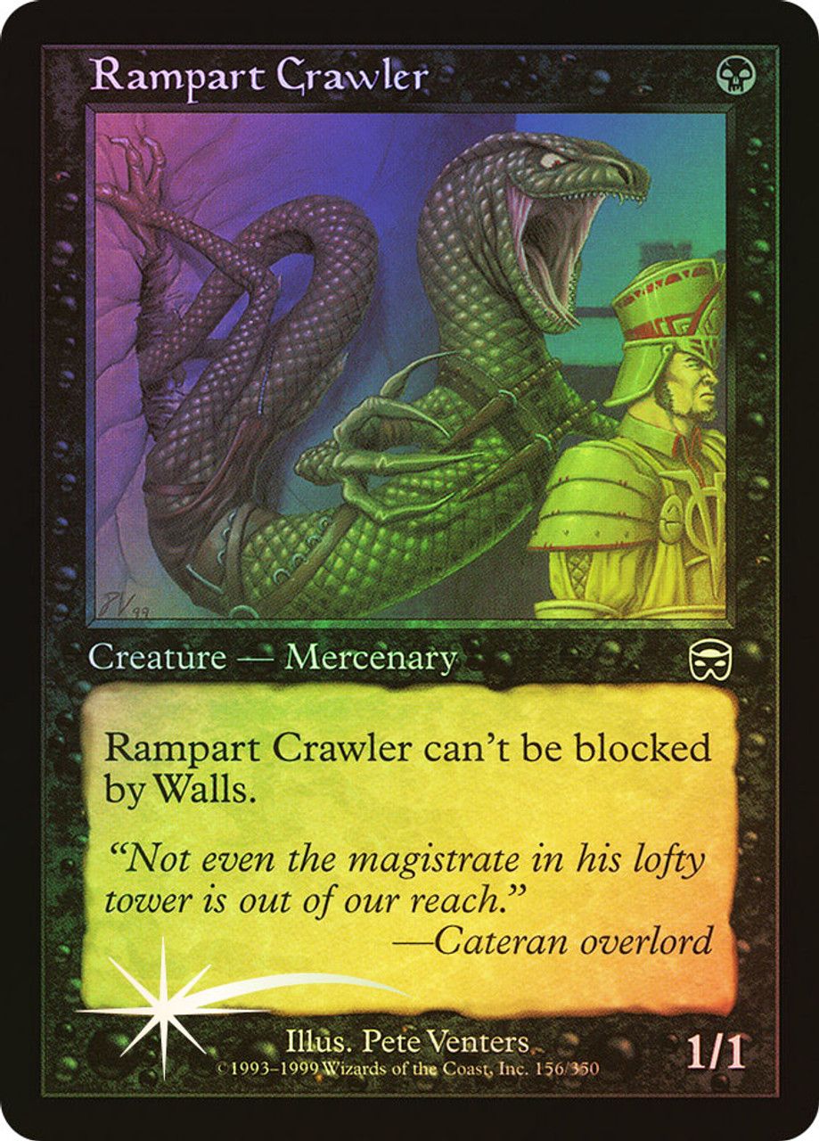 Rampart Crawler (Mercadian Masques - Foil) Trading Card