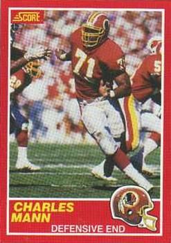 Charles Mann 1989 Score #113 Sports Card