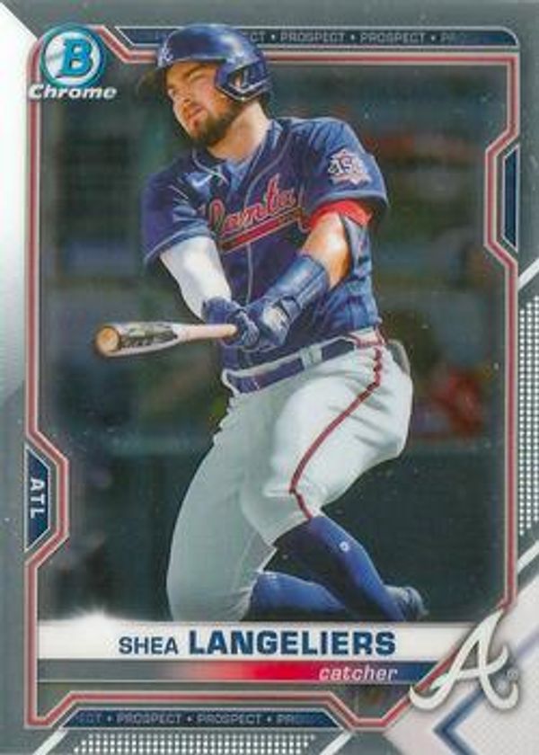 Shea Langeliers 2021 Bowman Chrome - Prospects Baseball #BCP-157