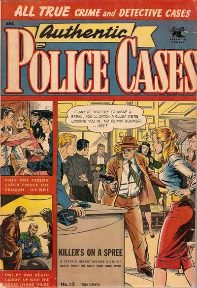 Authentic Police Cases #32 Comic