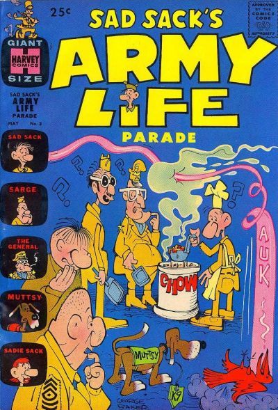 Sad Sack's Army Life Parade #3 Comic