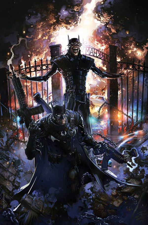Batman Who Laughs #1 (Scorpion Comics Clayton Crain Virgin Variant Cover)