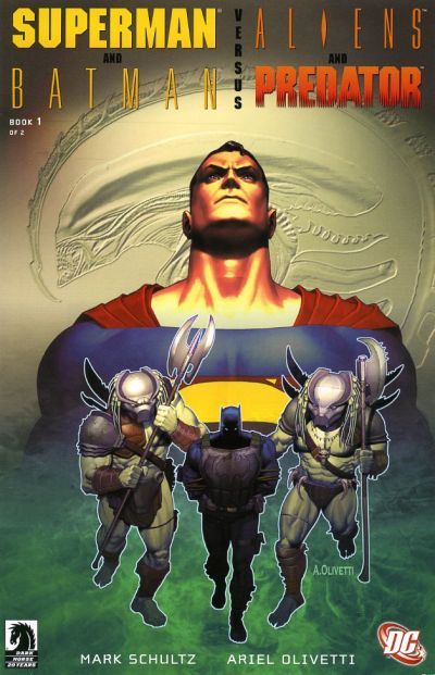 Superman and Batman Versus Aliens and Predator #1 Comic
