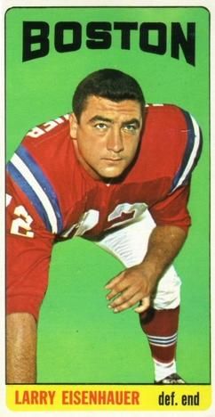Larry Eisenhauer 1965 Topps #8 Sports Card